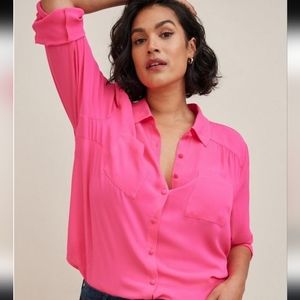 Torrid Georgette Blouse